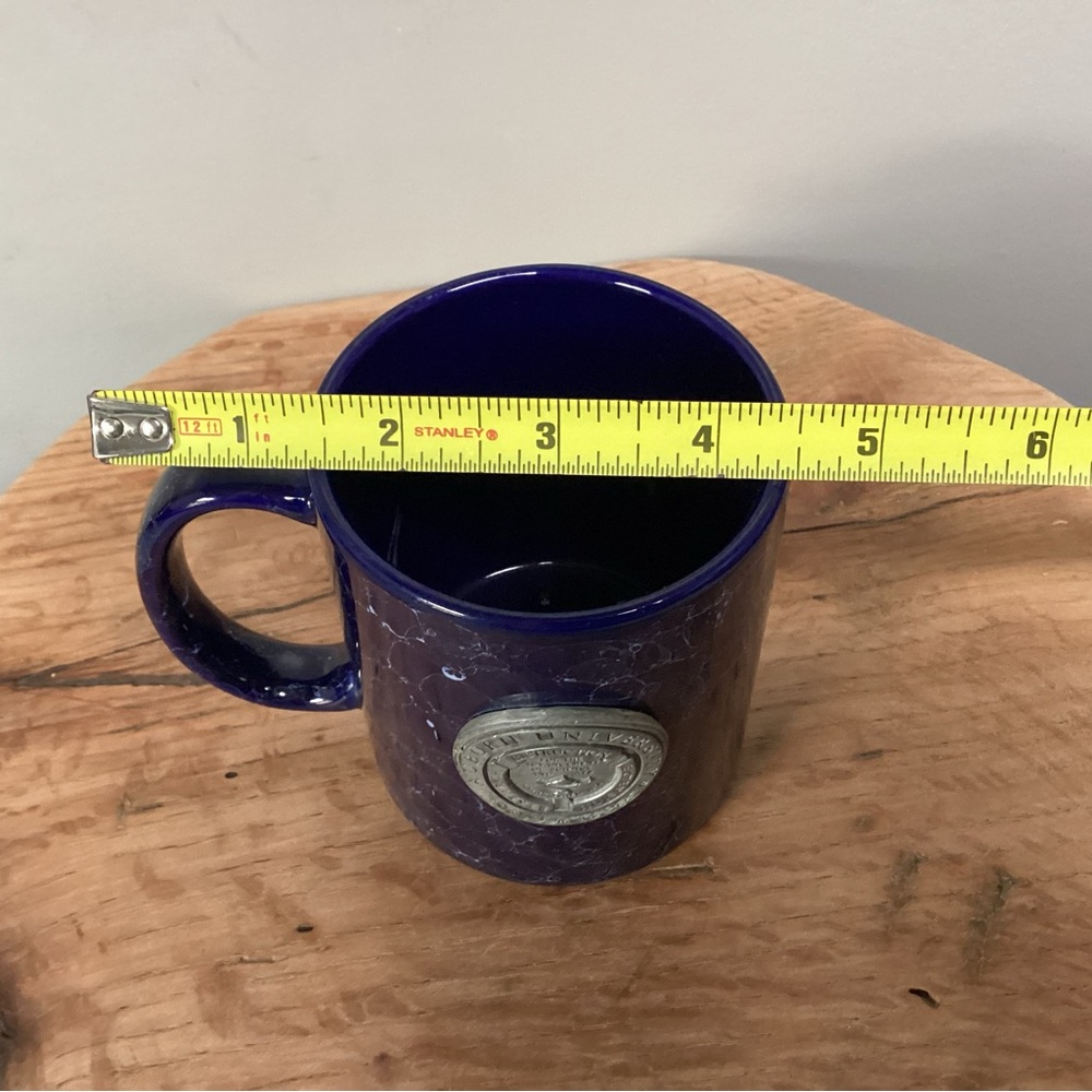 🔵 Auburn University Coffee Tea Beverage Mug Cup - Ceramic Crafted Pewter Seal - Picture 12 of 13